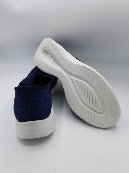 Baskets SKECHERS marines de seconde main