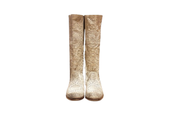 Bottes Métisse beige de seconde main