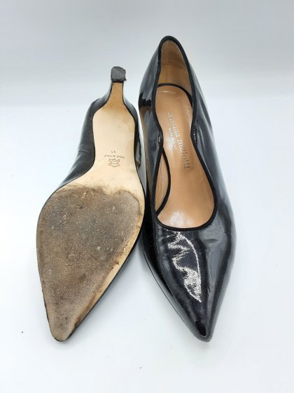 Escarpins Cristina Millotti noir vernis de seconde main