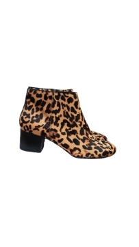 Bottines motif léopard pointure 38 de seconde main