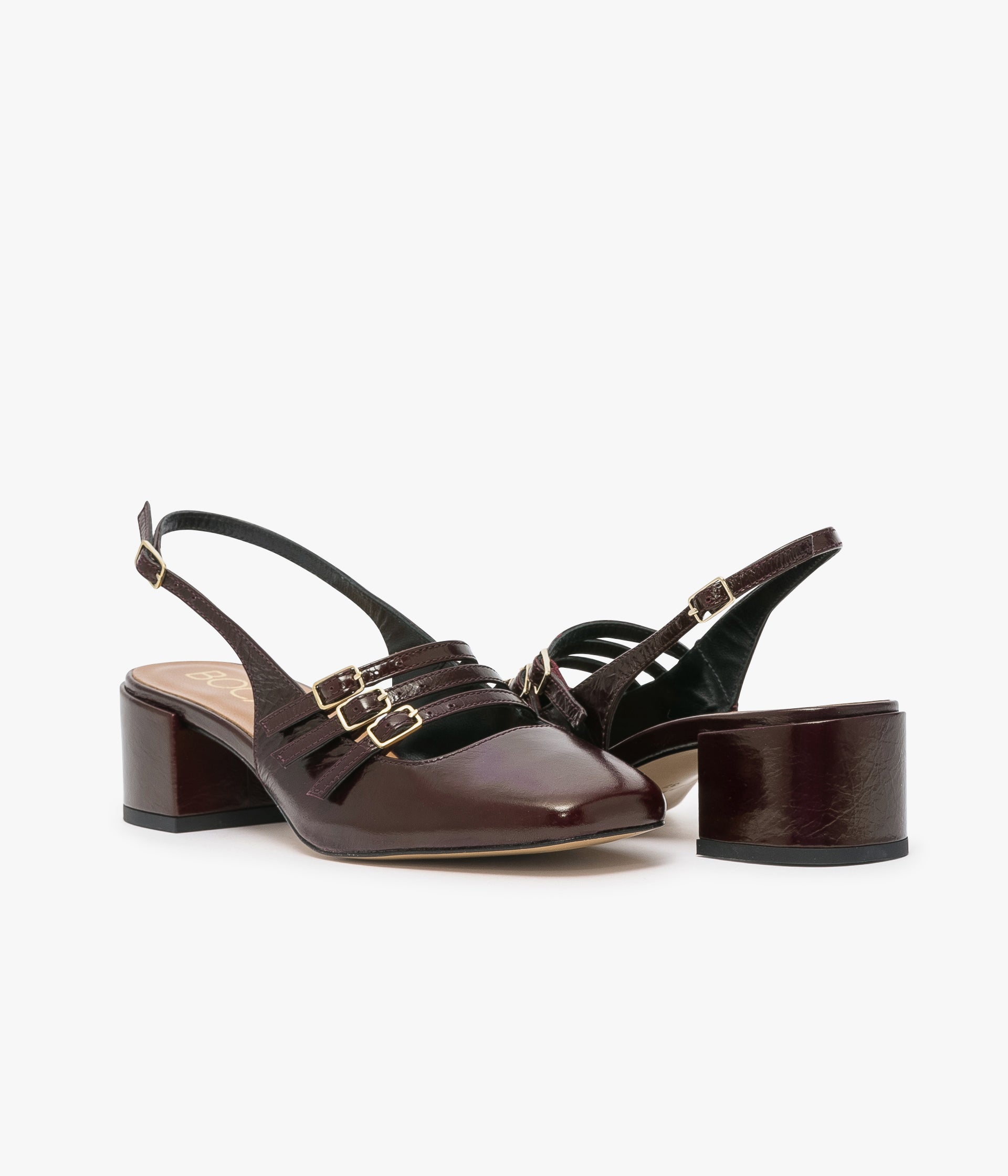 SLINGBACK DEMI ACAJOU