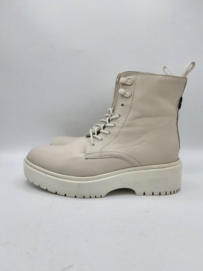 Bottines LEVI'S blanches de seconde main