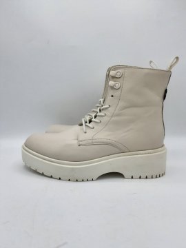 Bottines LEVI'S blanches de seconde main
