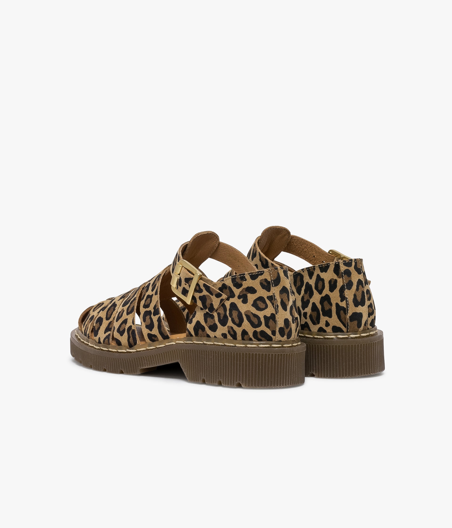 SANDALE CLAP LEOPARD