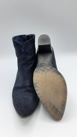 Bottines bleu de seconde mains
