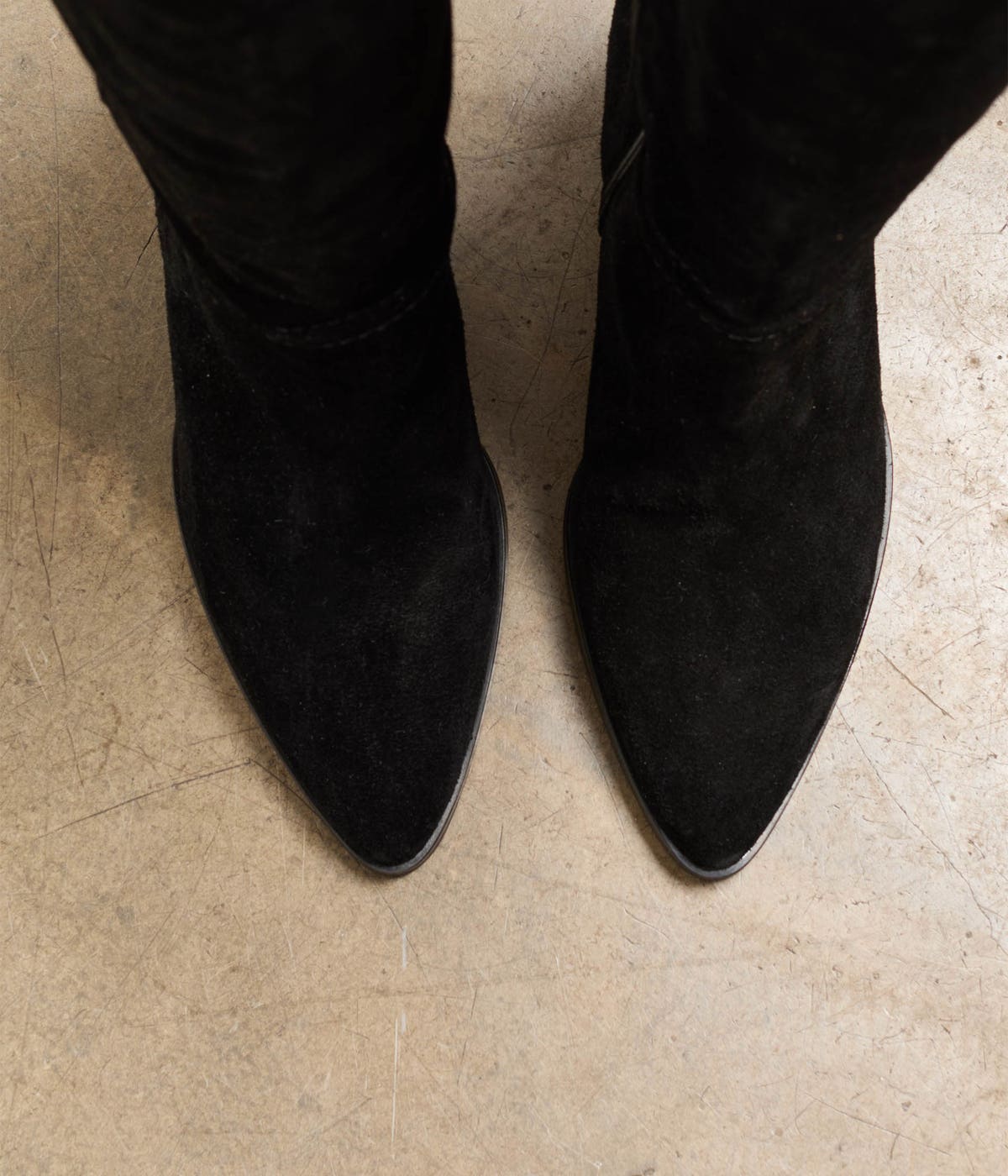 BOTTE À TALON COME NOIR