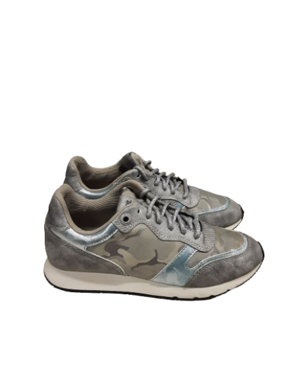Sneakers grise lacet irisée MTNG T36 de seconde main
