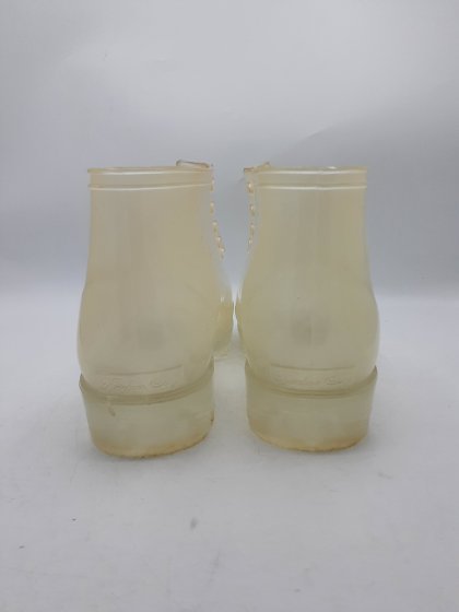 Bottines de pluie RAINBOW STORY transparentes de seconde main