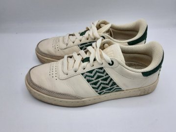basket n'go blanche et verte de seconde main