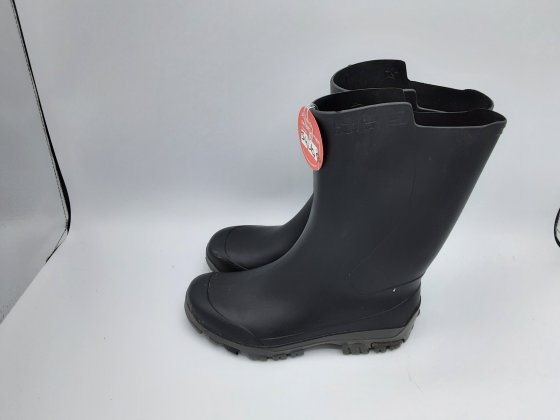 Bottes noir de seconde main en caoutchouc mixte