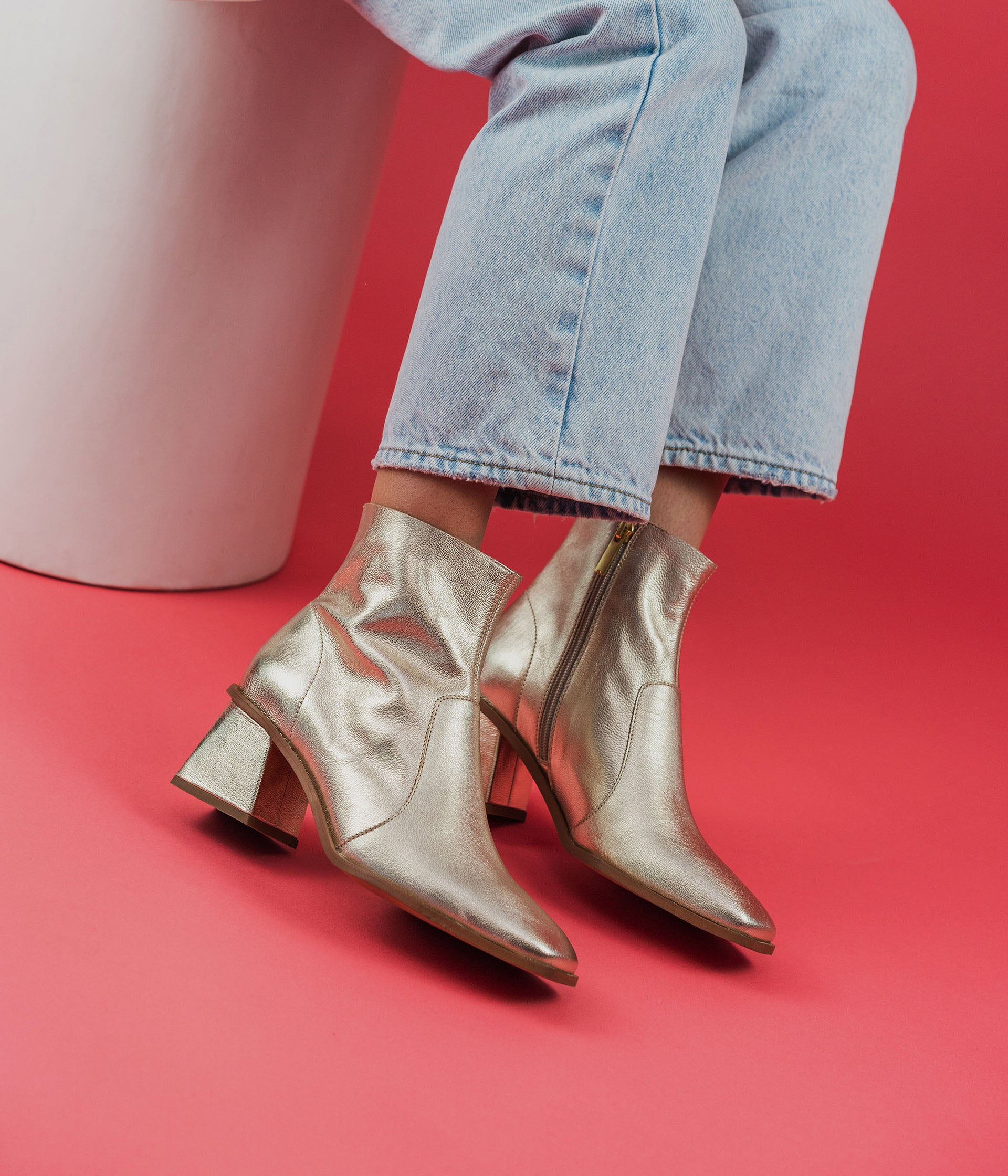 BOOTS MARIBELLA PLATINE