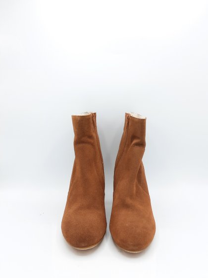 bottines à talon cognac bocage de seconde main