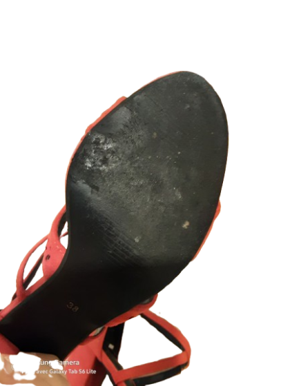 Sandale à talon rouge KELLY T38 de seconde main