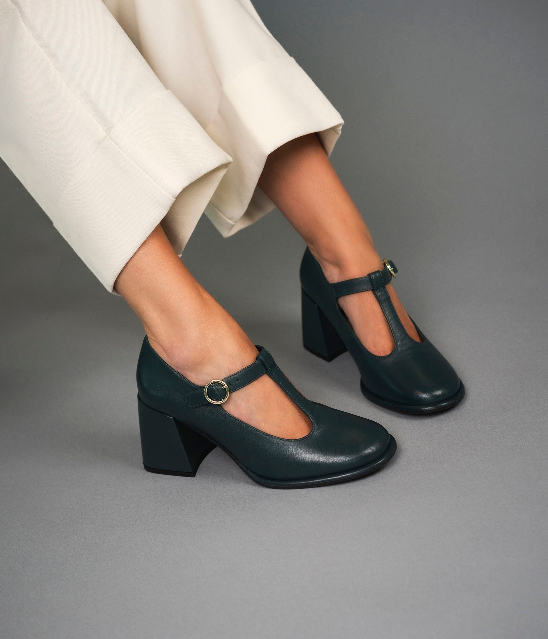 ESCARPIN IDORA BLEU FONCE