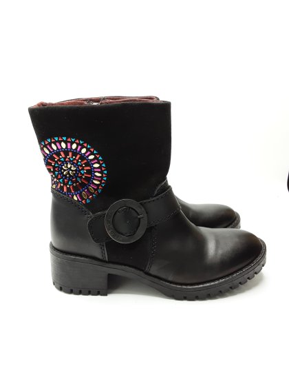 Bottines desigual noires de seconde main