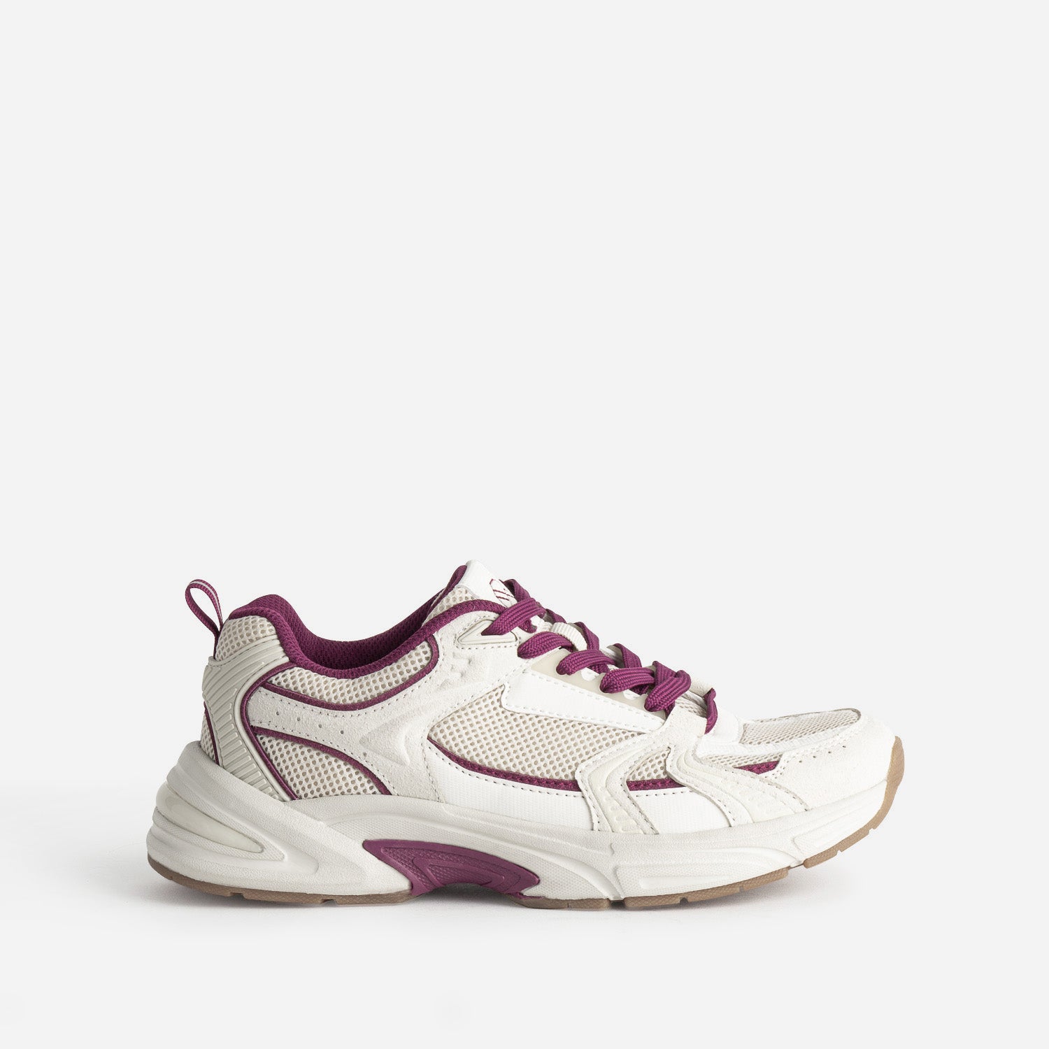 BASKET PHOEBE BEIGE/BORDEAUX