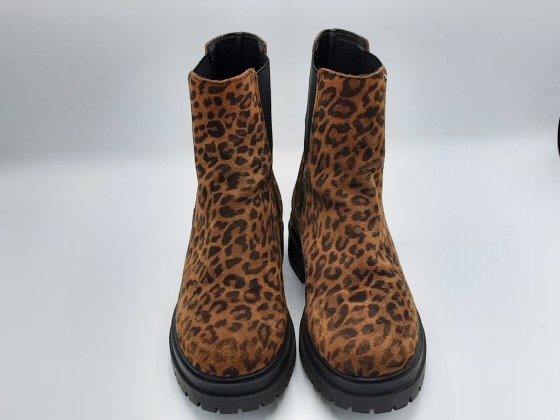 BOOTS TEXTO LEOPARD DE SECONDE MAIN