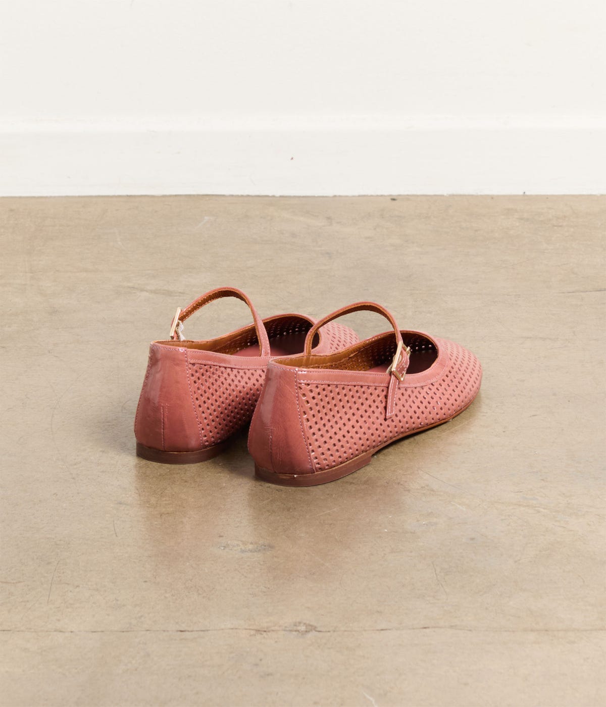 BALLERINE VICTOIRE VIEUX ROSE
