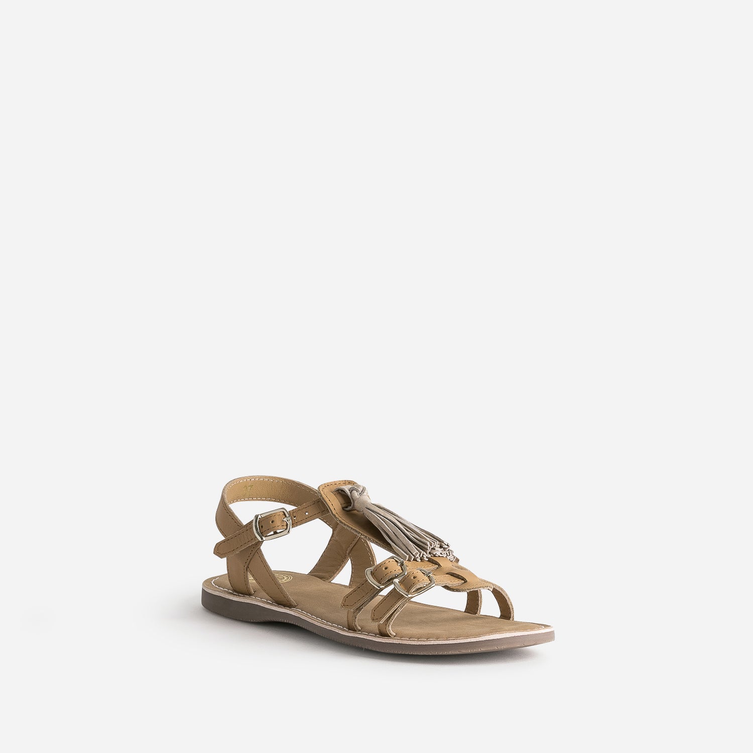 SANDALE ADELE6 MARRON CLAIR