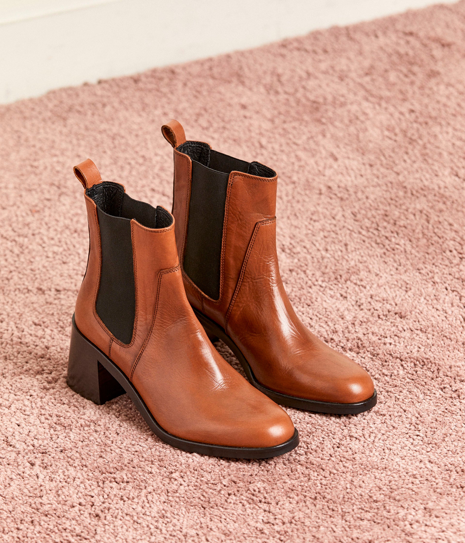 BOOTS CORALIE COGNAC