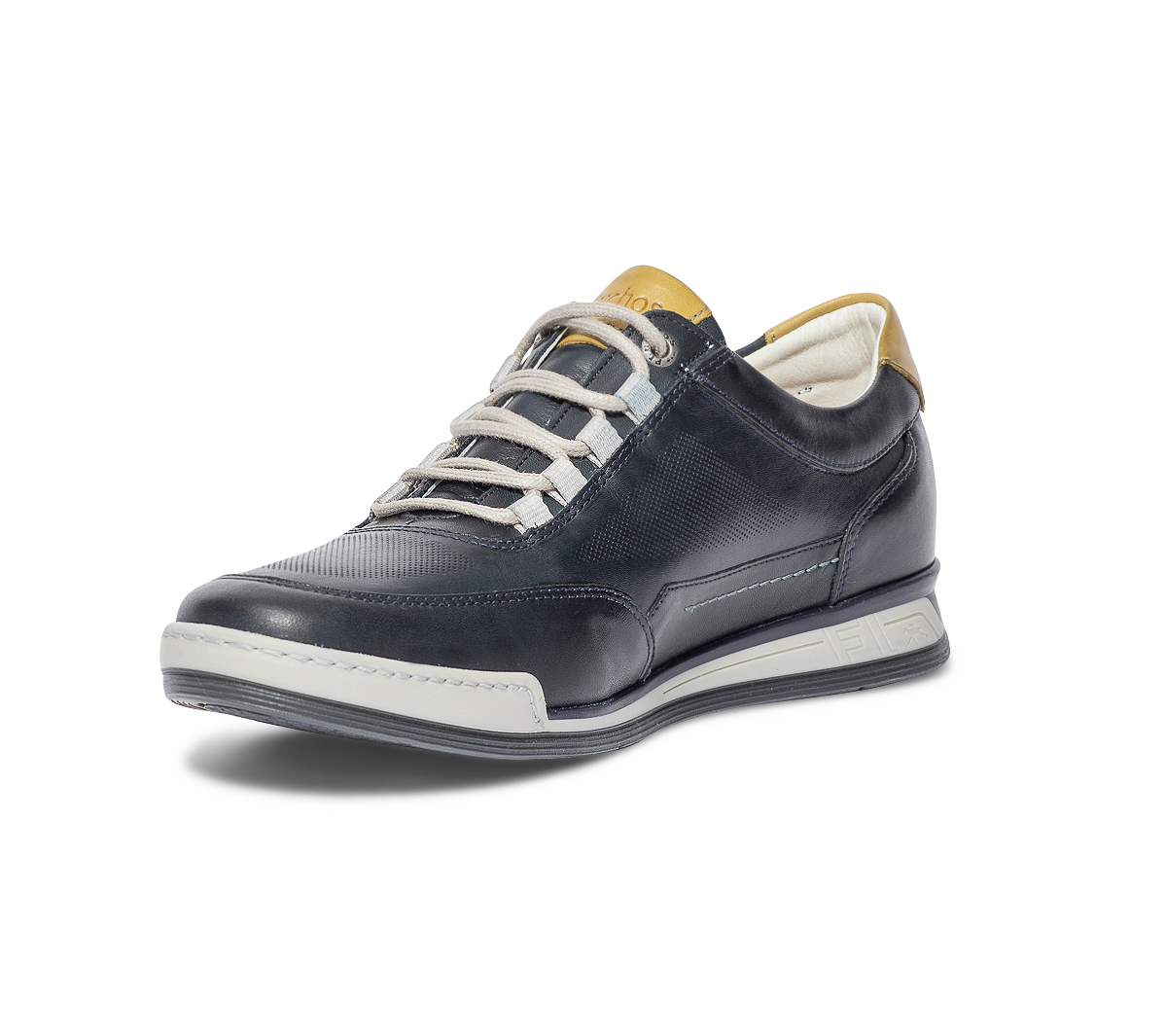 Tennis FLUCHOS marine en cuir