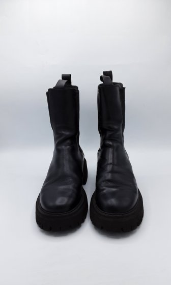 Bottines Texto noir de seconde main