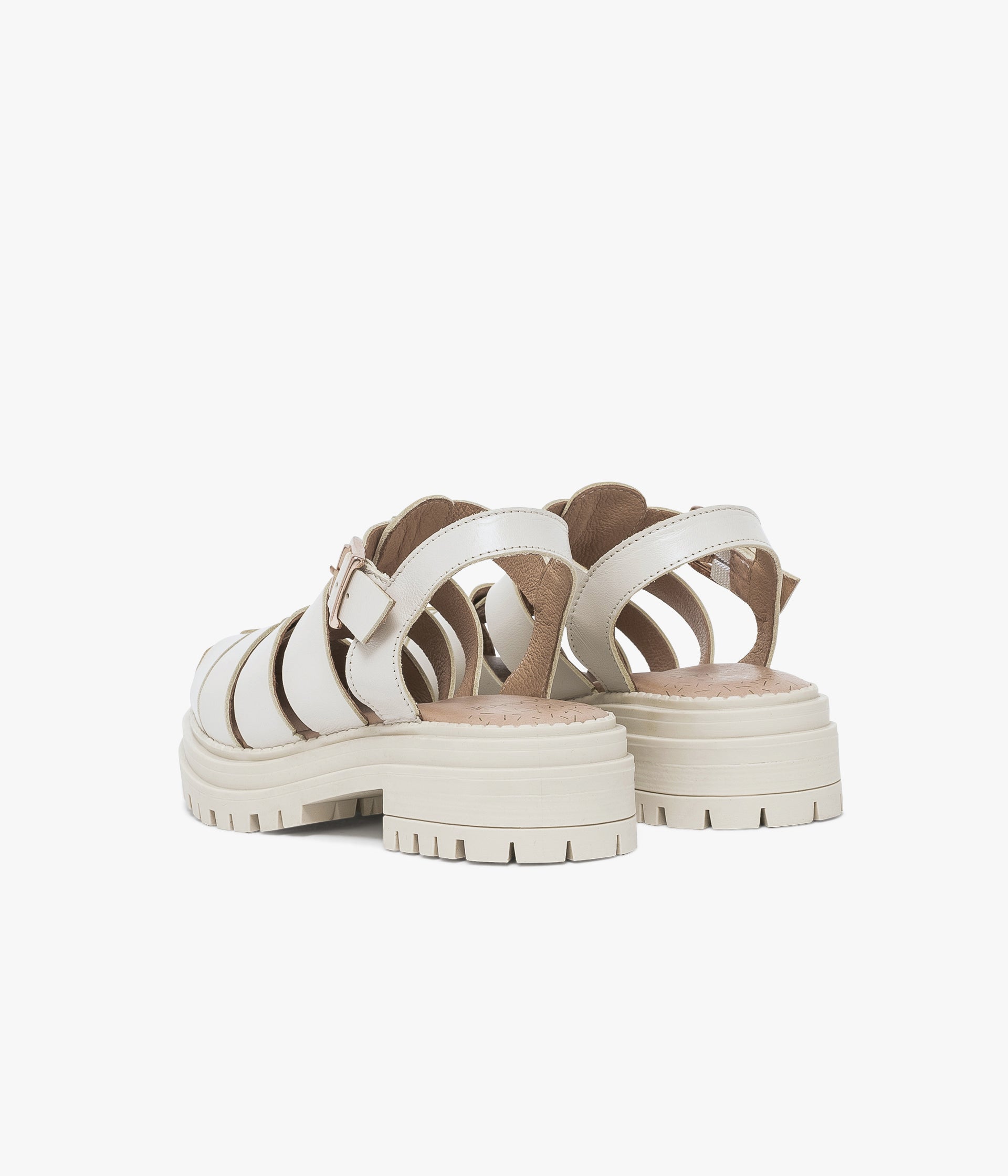 SANDALE CELINA BLANC CASSE