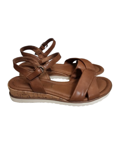 Sandales en cuir camel - Tamaris T38 de seconde main