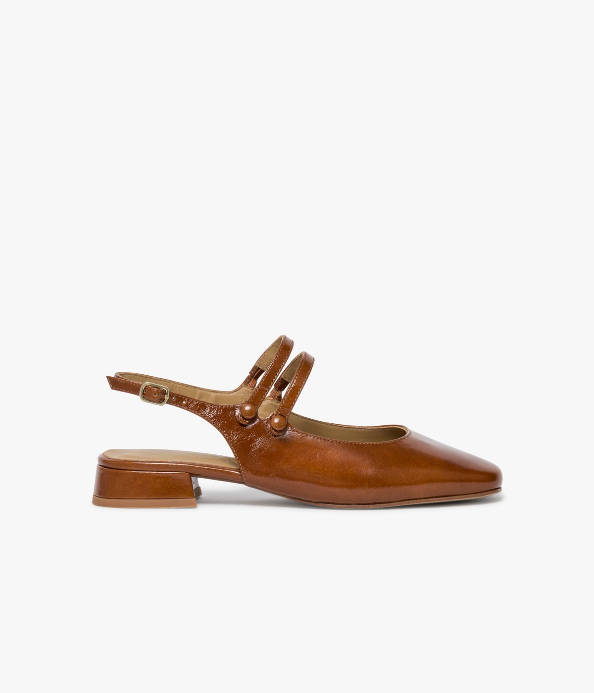 SLINGBACK SYNTHIA CARAMEL