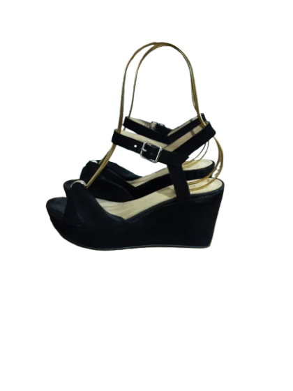 Sandales compenser noir seconde main.