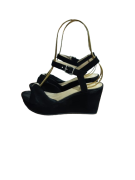 Sandales compenser noir seconde main.