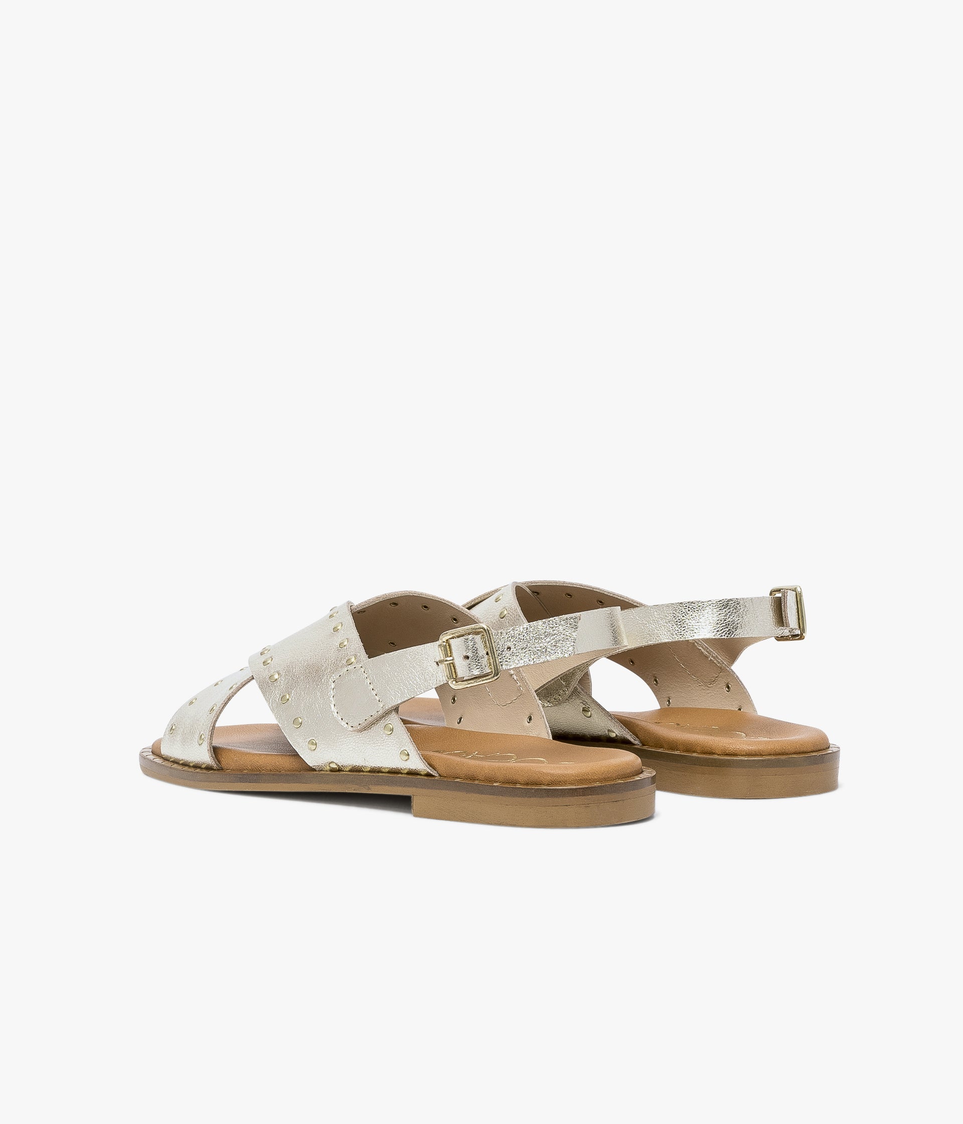 SANDALE GEORGIA PLATINE