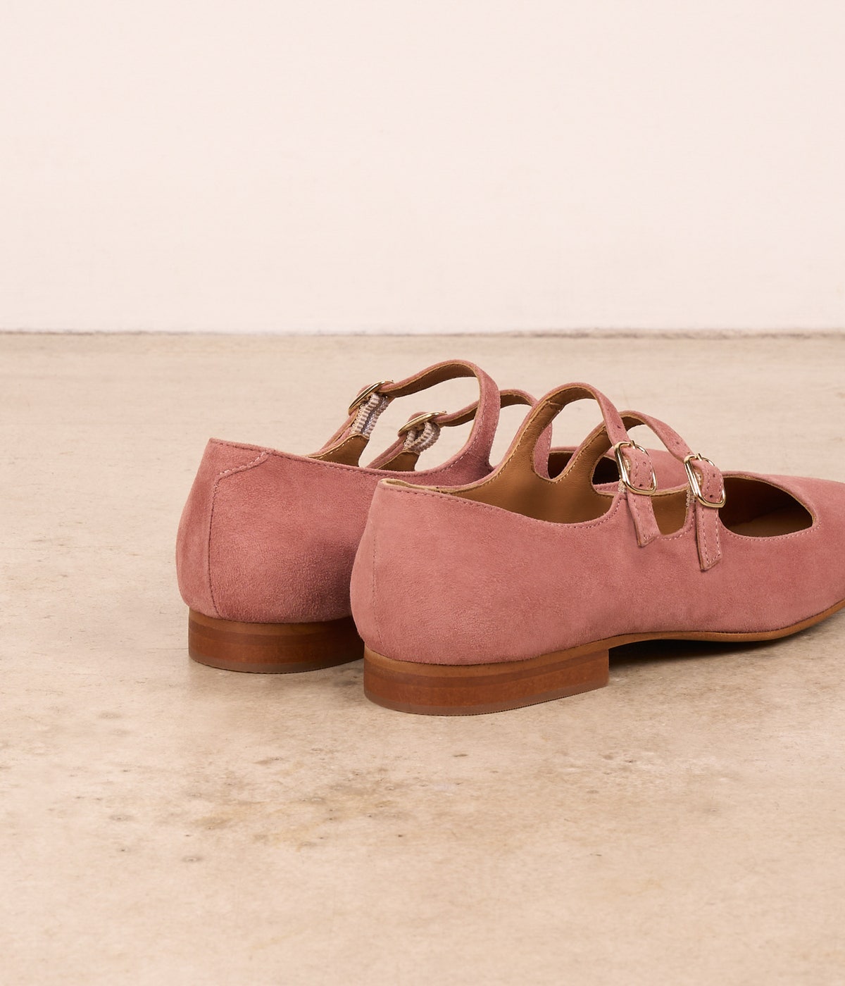 BALLERINE AURELLA VIEUX ROSE