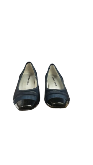 escarpin bleu marine a bout rond pointure 37