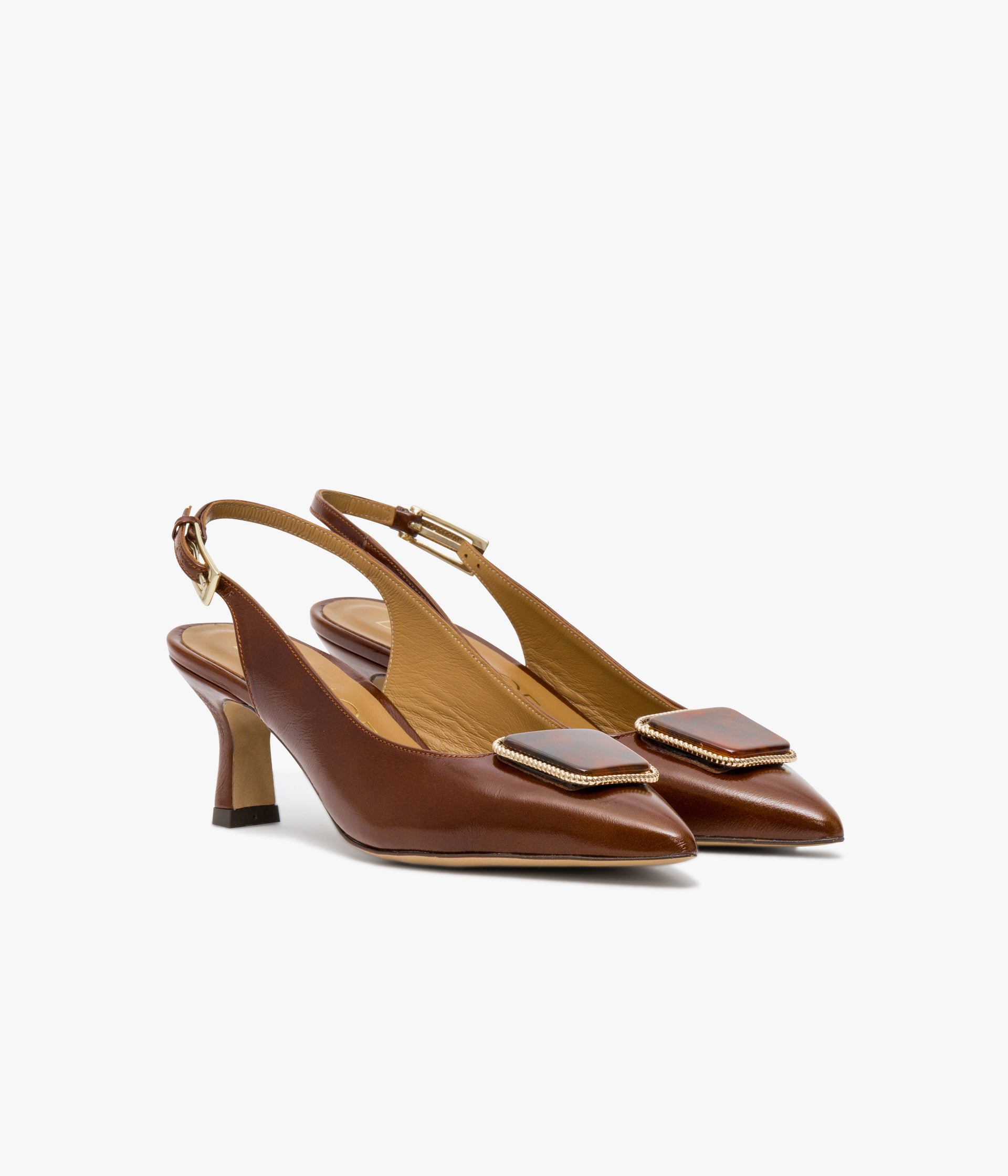 SLINGBACK CARLOTA COGNAC