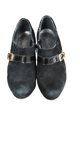 Bottines babies noir daim