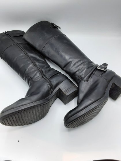bottes noir à talons