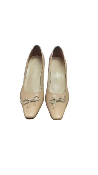 Escarpin beige bout pointue en cuir