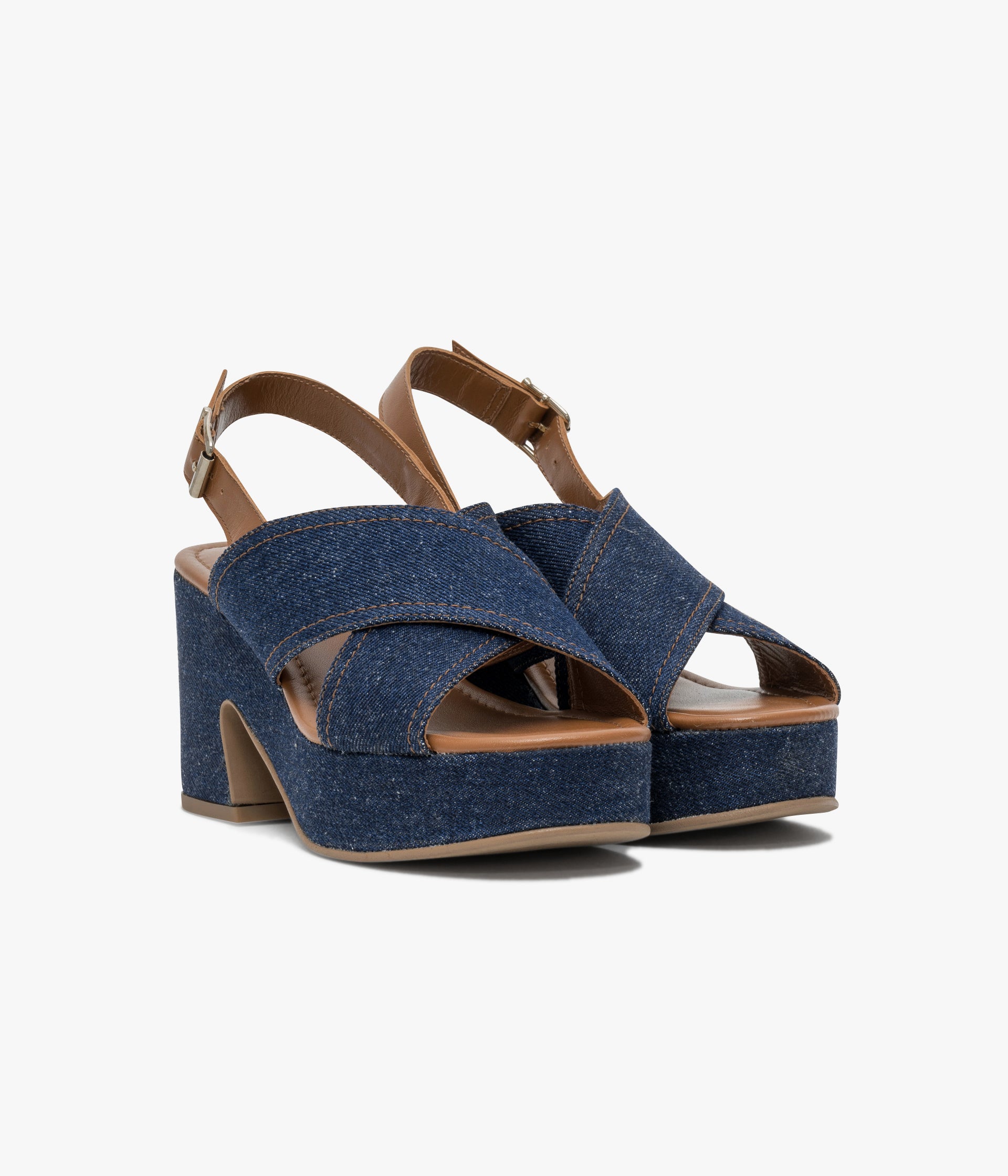 SANDALE PLUMA DENIM