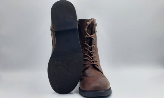 Bottines plates marrons de seconde main
