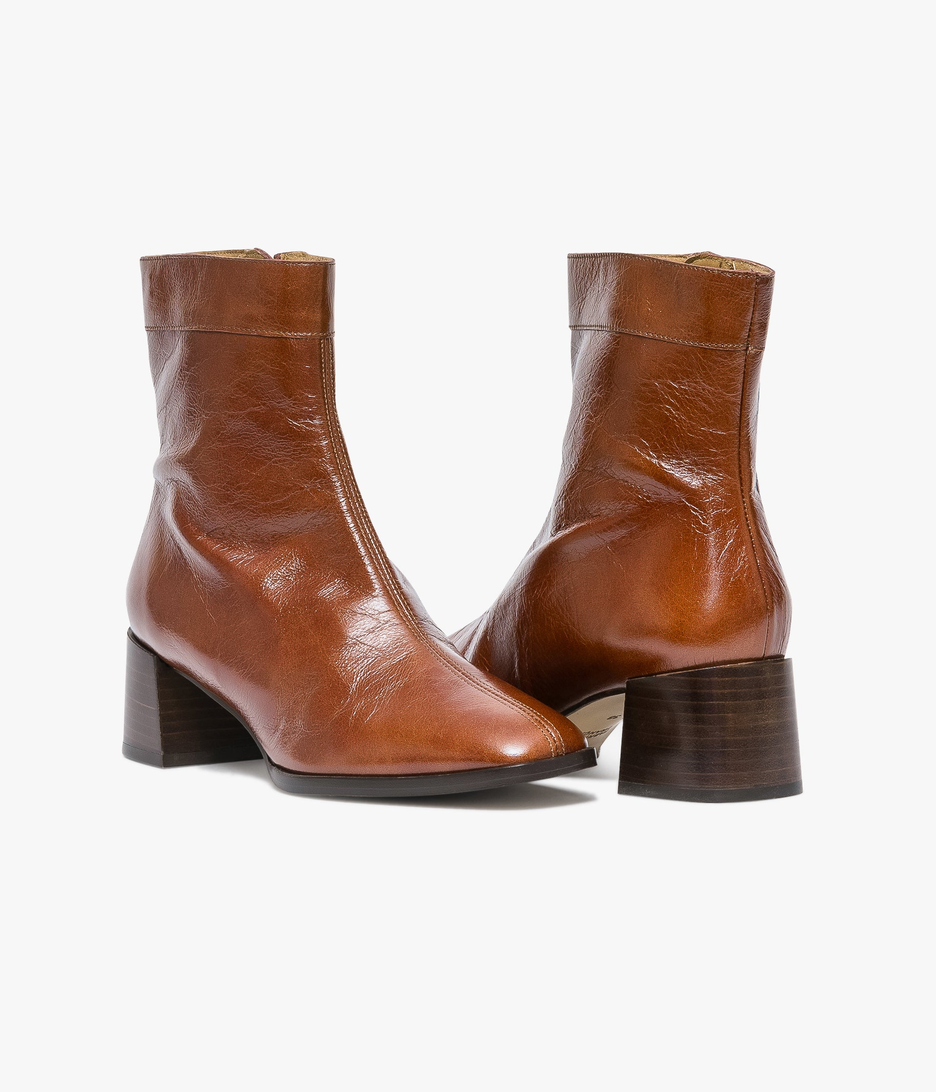 BOOTS TAMARA COGNAC VINTAGE