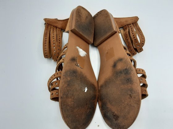 Sandales ERAM camel de seconde main