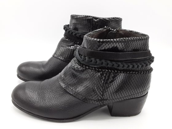 Bottines noir de seconde main