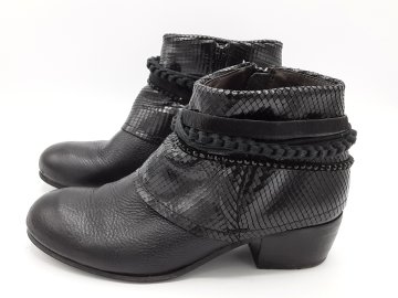 Bottines noir de seconde main