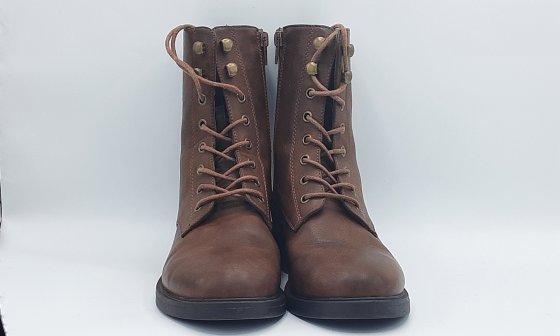 Bottines plates marrons de seconde main
