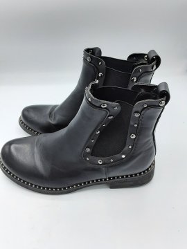 boots plates noire de seconde main