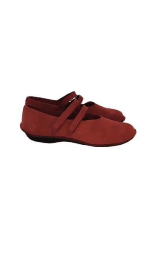 Paire de ballerine à brides rouge de seconde main