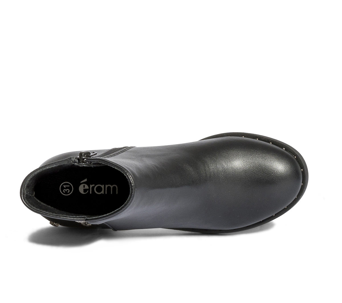 Boots noir avec clous et rivets étoiles