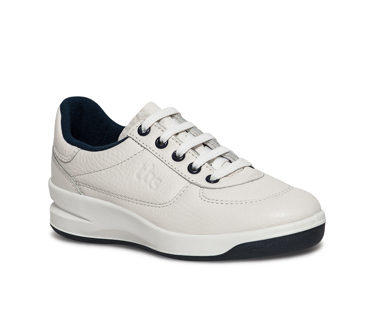 Tennis TBS cuir blanc