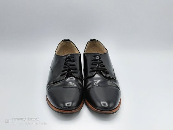 Derbies noir dessus cuir MONOPRIX T38 de seconde main